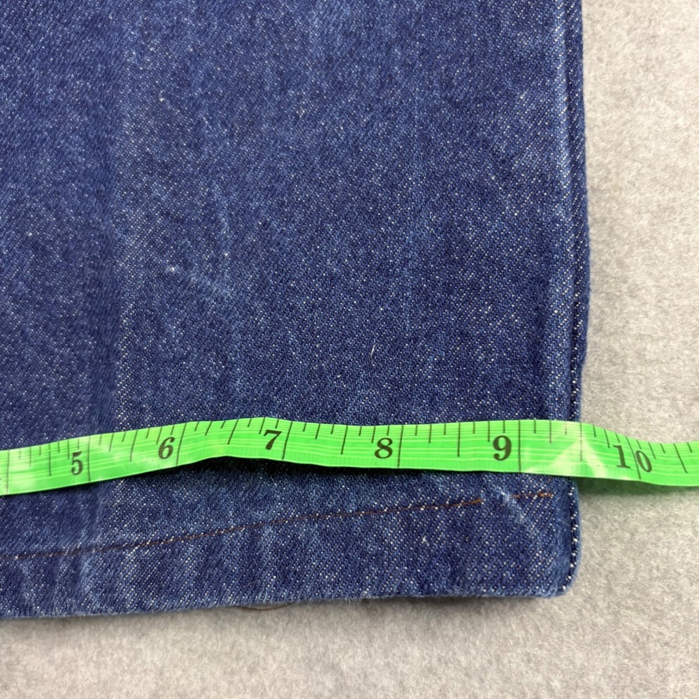 Vintage Levis 517 Orange Tab Jeans Mens 40x24 Dark Wash Made in USA Bootcut - Picture 12 of 12